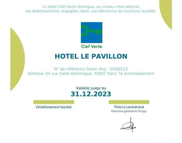 Le Pavillon Hotel Parigi